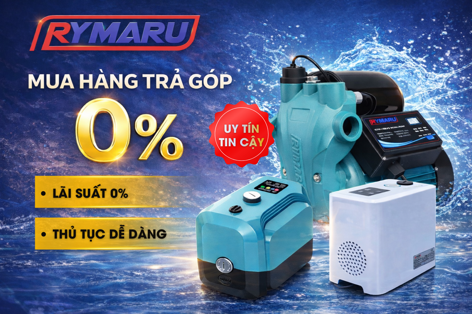 Mua may bom tang ap tra gop