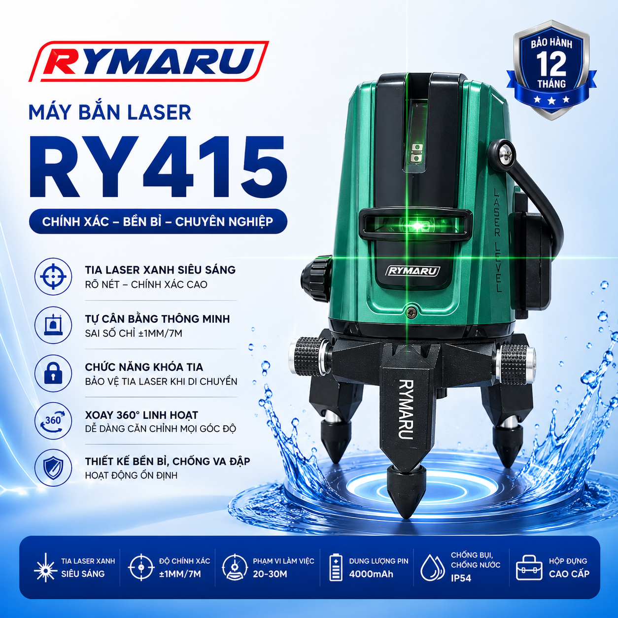Máy Bắn Laser Rymaru RY415