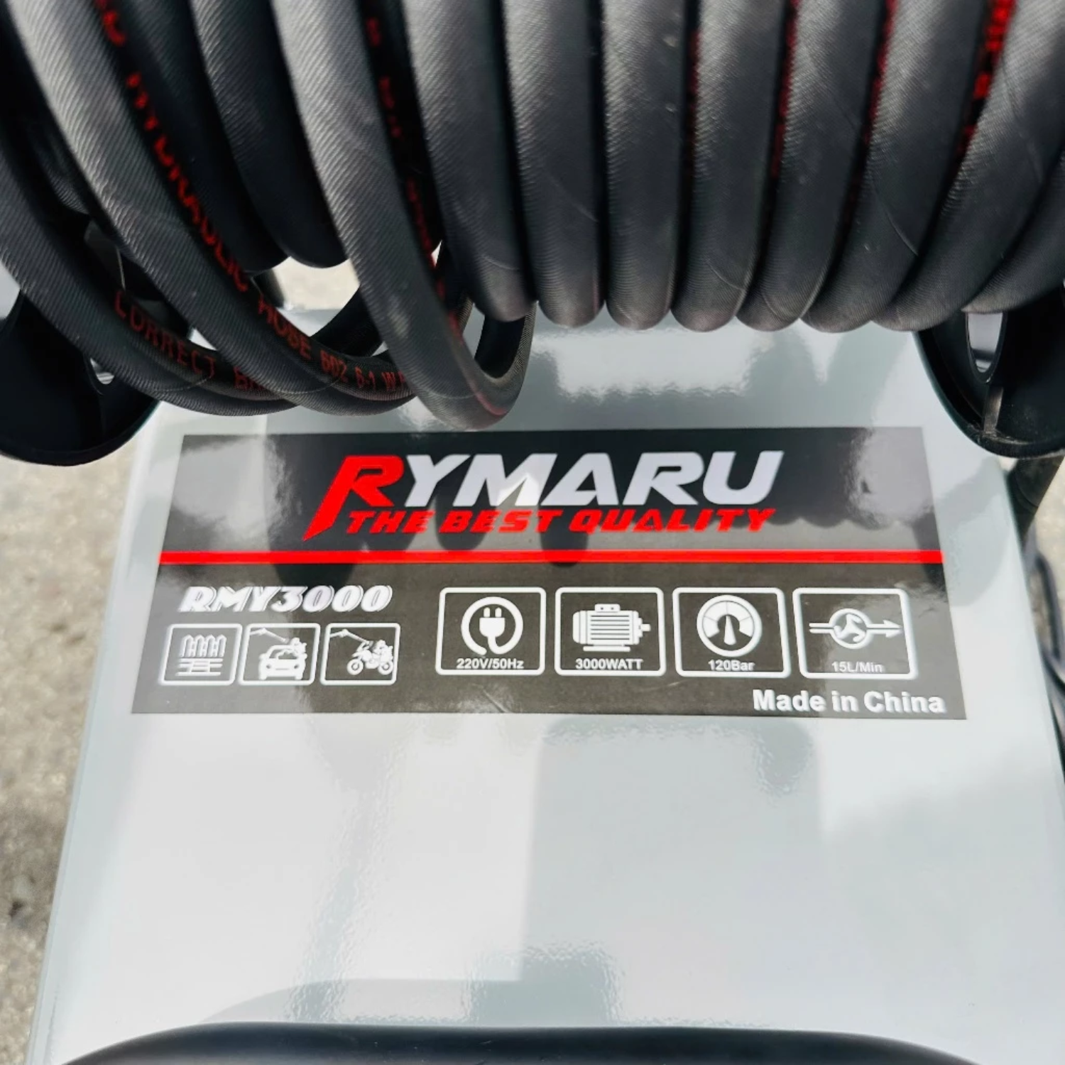 Máy Rửa Xe Cao áp RYMARU-RMY3000 - 3000W Áp 120Bar